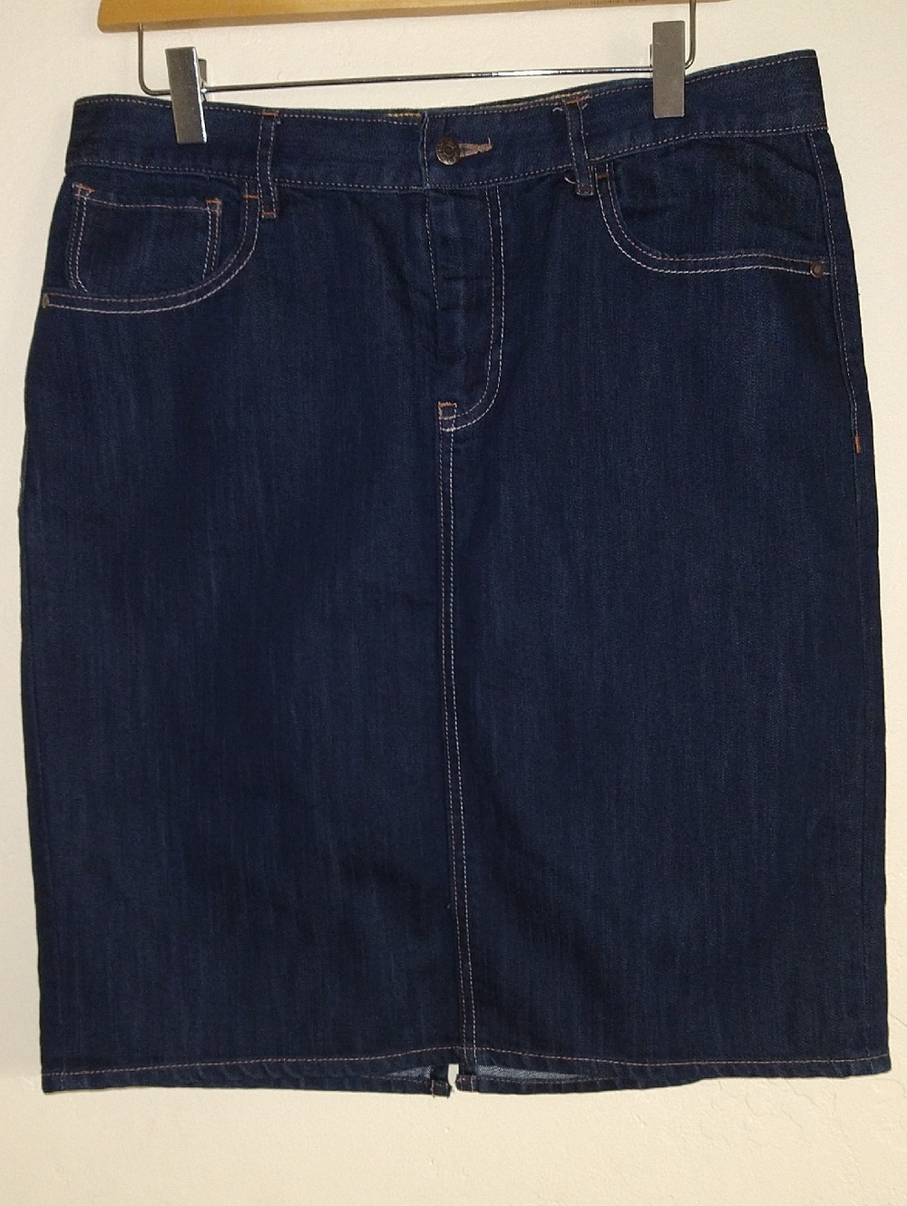 Old Navy Classic Dark Blue Denim Skirt Size 12